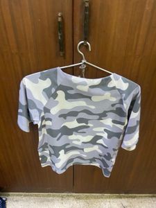 Camo Print T-Shirt cord set