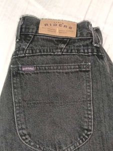 Vintage Black Wash Denim Jeans