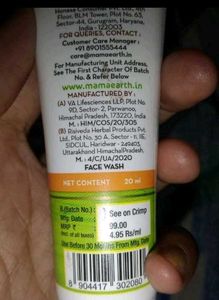 Mamaearth Vitamin C Face Wash