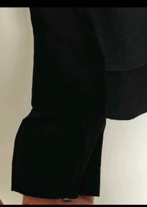 Elegant Black Long Sleeve Top - 36 Size