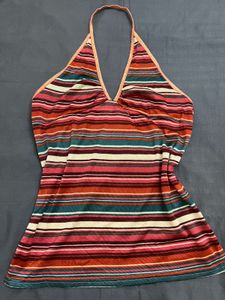 Striped Halter Top