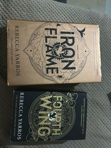 iron flame and fourth wing by Rebecca yarros