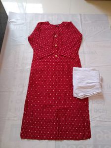 Bandhani Print Kurti Pant Set