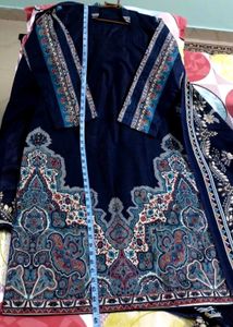 New Navy Blue Kurta Set