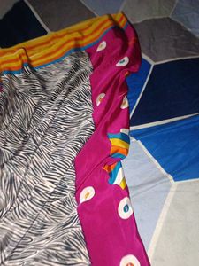 Floral Print crape saree