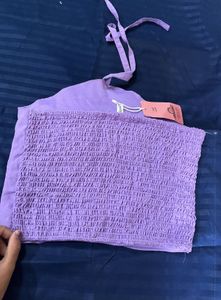 Lavender Rose Halter Top