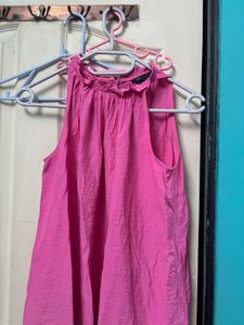 Pink Sleeveless Top