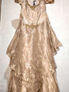 Elegant Gold Party Dress