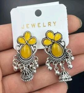Boho Jhumka Earring Set