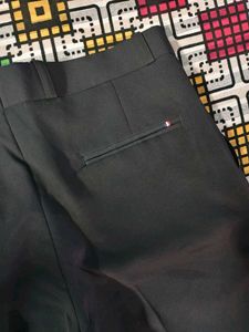 Men Straight Fit Pleated Trouser
