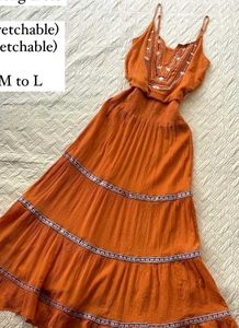 Mustard Colour Dress