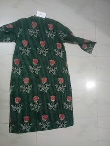 BOTTLE Green Brand New Kurti - S Size