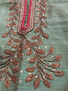 Unstitched Party Wear Suit