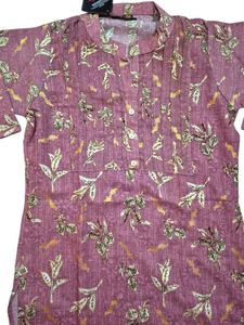 Short Beautiful Floral Kurti