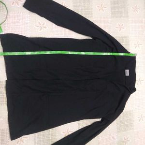 Black Long Sleeve Cardigan