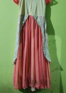 Elegant Pink &amp; Lace Girls&#39; Dress