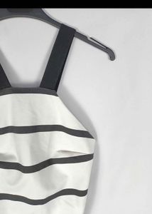 Striped Halter Dress