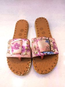 Beautiful Floral Casual Flats For Women...new Pair...Size-37-41