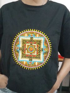 Embroidered Mandala T-shirt