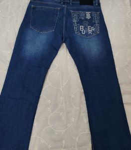 Dark Blue Denim Jeans