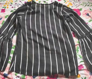 Stripe Sleeve Top