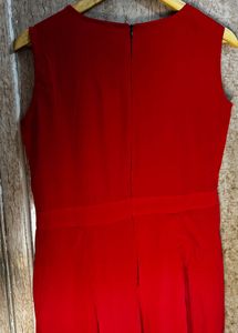 🍷👠(SALE) Stylish Red Sleeveless Dress