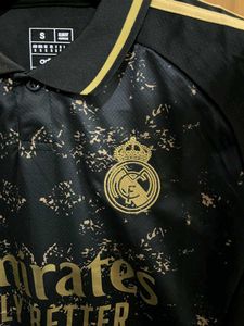 ADIDAS REAL MADRID BLACK GOLDEN SPECIAL JERSEY S(3
