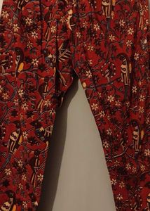 Patterned Casual Pants