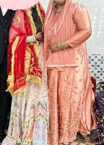 Elegant Pink Gown Set ( With Free Gift)