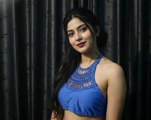 Blue Halter Bikini Top