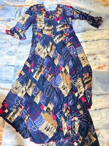 Patterned Maxi Dress