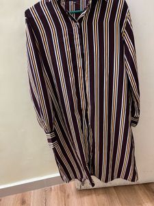 Striped Shirt Dress for women