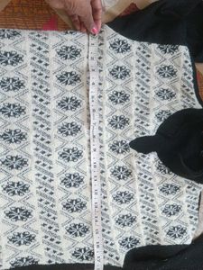 Patterned knit Kurta