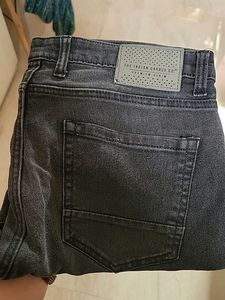 Charcoal Black Denim Jeans