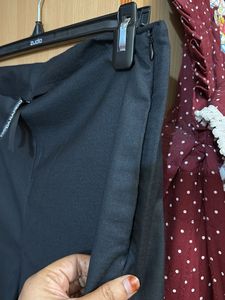 Navy Blue Flared Pants