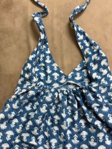 Printed Desi Halter Top