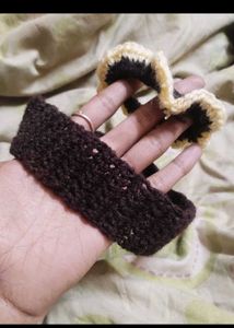 Crochet Hair Accessories- Headband &amp; Scrunchie