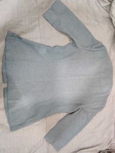 Light Blue Button-Down Jacket