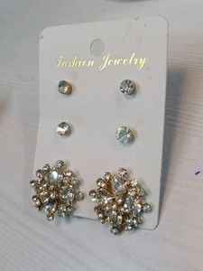 Sparkling Stud Earring Sets