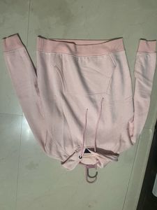 Baby Pink Hoodie With Cap