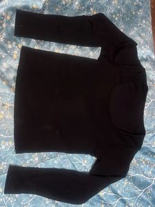 Black Long Sleeve Top