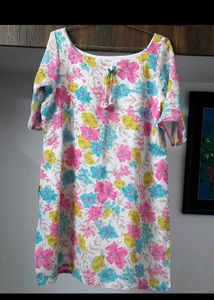 Floral Print Tunic Dress