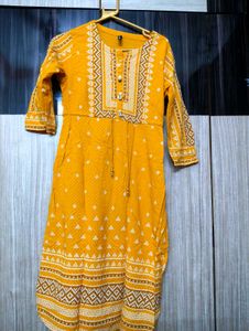 Beautiful Yellow Kurta