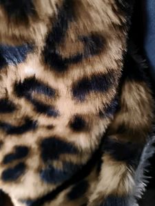 Super Soft Leopard Print Faux Fur Jacket