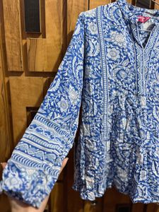 Floral Print Tunic Top