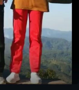 Adidas Red Track Pants
