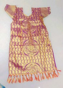 Purple &amp; Gold Silk Shirt