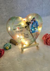 Resin Frame 6inch Heart Shape