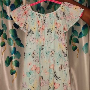 Butterfly Print Dress
