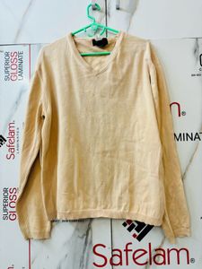 Mens Beige Sweater In Good Condition